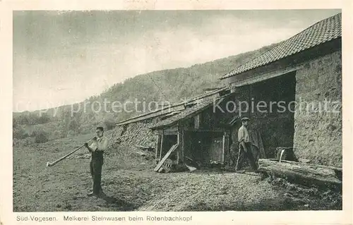 AK / Ansichtskarte Vogesen_Vosges_Region Melkerei Steinwasen beim Rotenbachkopf Vogesen_Vosges_Region