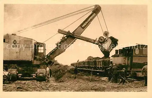 AK / Ansichtskarte Kembs_Elsass Une de dix pelles a vapeur Juillet 1930 Kembs Elsass