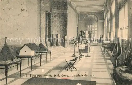 AK / Ansichtskarte Tervueren Musee du Congo La galerie des bois Tervueren