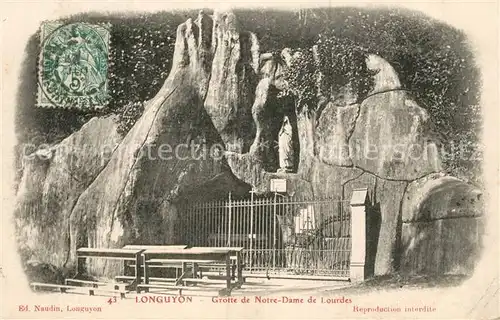 AK / Ansichtskarte Longuyon Grotte de Notre Dame de Lourdes Longuyon