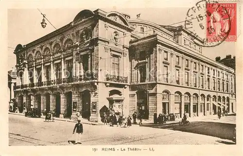 AK / Ansichtskarte Reims_Champagne_Ardenne Le Theatre Reims_Champagne_Ardenne