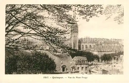 AK / Ansichtskarte Quimper Vue du Mont Frugy Quimper