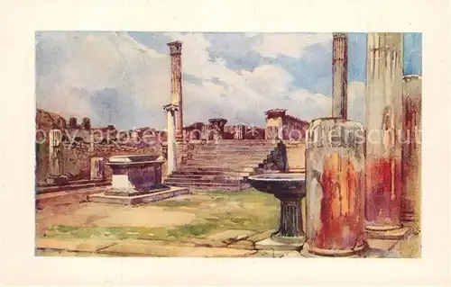 AK / Ansichtskarte Pompei Tempio d Apollo Pompei