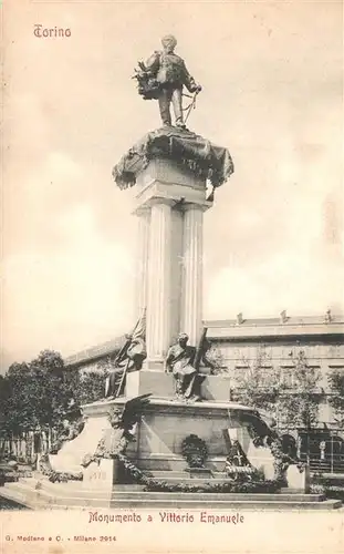AK / Ansichtskarte Torino Monumento a Vittorio Emanuele Torino