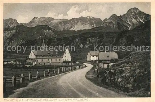 AK / Ansichtskarte Arlberg Gasthof Hospiz St Christof Arlberg