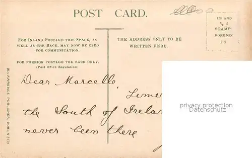 AK / Ansichtskarte Limerick_Limerick Desmonds Castle Limerick Limerick