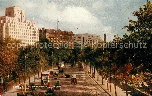 AK / Ansichtskarte London The Embankment London