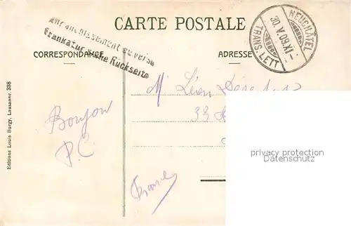 AK / Ansichtskarte Neuchatel_NE Vue generale Neuchatel NE