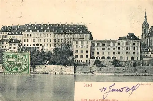 AK / Ansichtskarte Basel_BS Universitaet Basel_BS