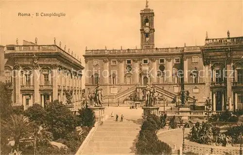 AK / Ansichtskarte Roma_Rom Il Campidoglio Roma_Rom