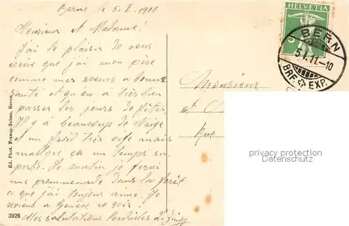 AK / Ansichtskarte Alt_Bern Kaefiggaesschen Alt_Bern