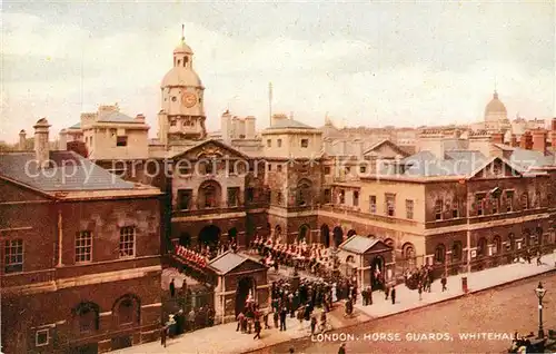 AK / Ansichtskarte London Horse Guards Whitehall London