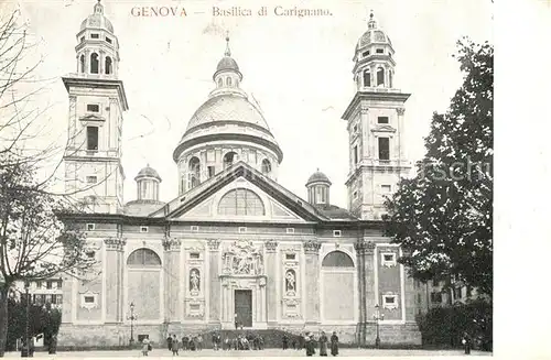 AK / Ansichtskarte Genova_Genua_Liguria Basilica di Carignano Genova_Genua_Liguria