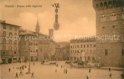 AK / Ansichtskarte Firenze_Toscana Piazza della Signoria Firenze Toscana