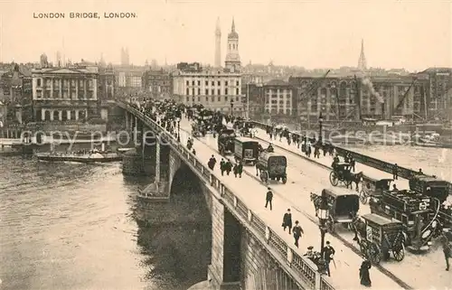 AK / Ansichtskarte London London Bridge London