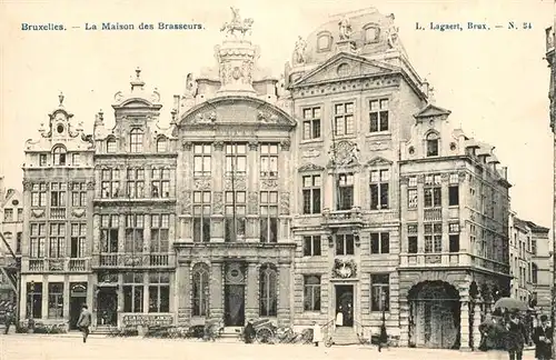 AK / Ansichtskarte Bruxelles_Bruessel La Maison des Brasseurs Bruxelles_Bruessel