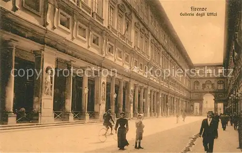 AK / Ansichtskarte Firenze_Toscana Galleria degli Uffizi Firenze Toscana