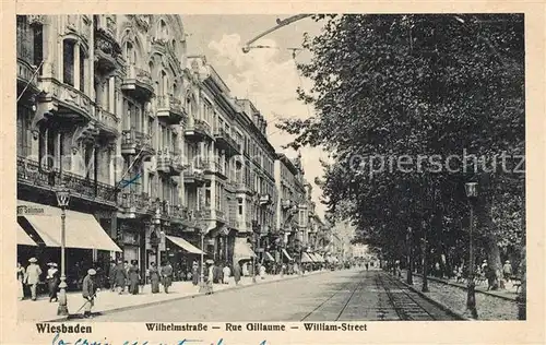 AK / Ansichtskarte Wiesbaden Wilhelmstrasse Wiesbaden