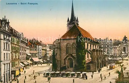 AK / Ansichtskarte Lausanne_VD Saint Francois Lausanne VD