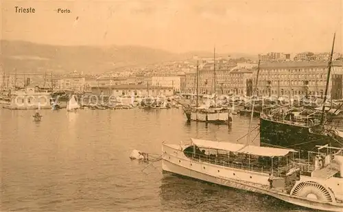 AK / Ansichtskarte Trieste Porto Trieste