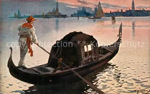AK / Ansichtskarte Venezia_Venedig La Gondola Venezia Venedig