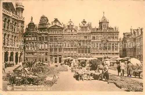 Bruxelles_Bruessel Grand Place Bruxelles_Bruessel