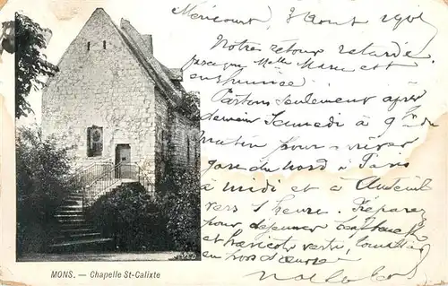 Mons_Belgien Chapelle St Calixte Mons Belgien