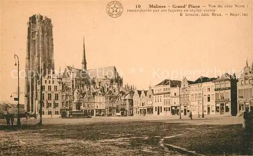 Malines_Mechelen_Flandre Grand Place Malines_Mechelen_Flandre