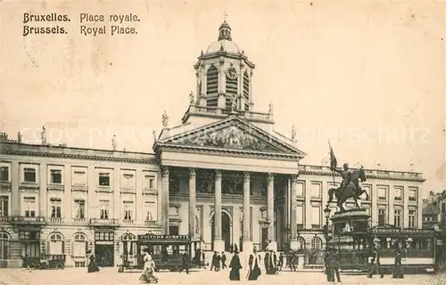 Bruxelles_Bruessel Place royale Bruxelles_Bruessel