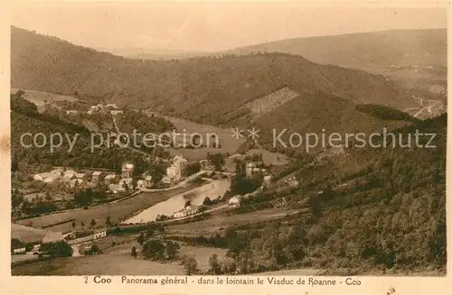 Coo_Stavelot Panorama general dans le lointain le Viaduc de Roanne Coo_Stavelot