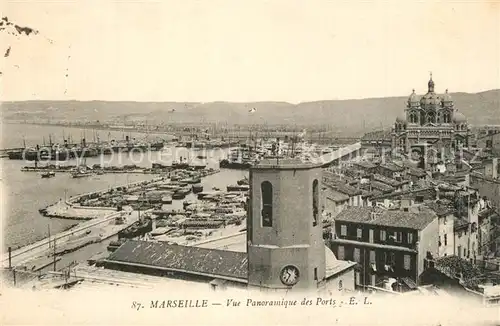 Marseille_Bouches du Rhone Panorama Ports Marseille