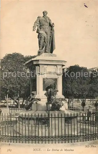 Nice_Alpes_Maritimes Statue de Massena Nice_Alpes_Maritimes