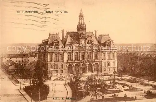 Limoges_Haute_Vienne Hotel de Ville Limoges_Haute_Vienne