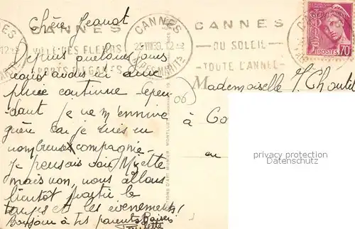 Cannes_Alpes Maritimes Promenade de la Croisette Cannes Alpes Maritimes