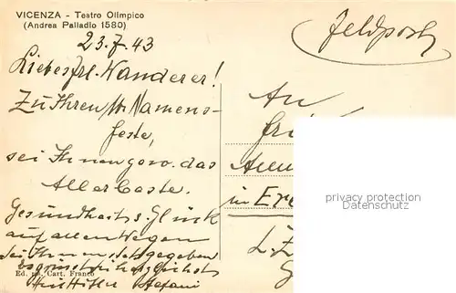 Vicenza Teatro Olimpico Vicenza