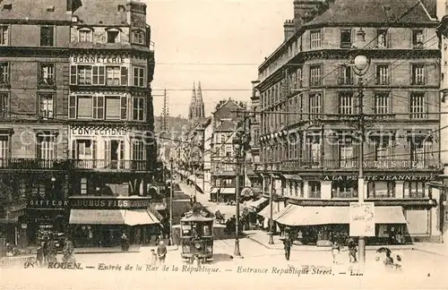 Rouen Rue de la Republique  Rouen