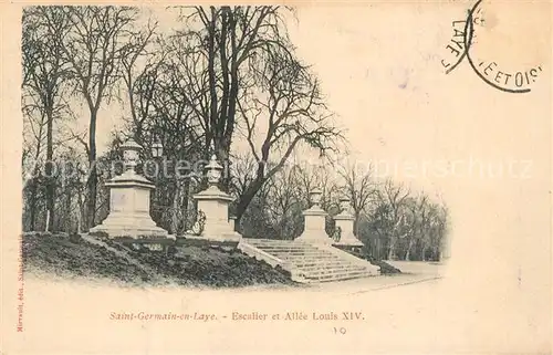 Saint Germain en Laye Escalier Allee Louis XIV Saint Germain en Laye