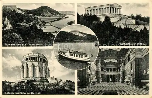 Donaustauf Walhalla Befreiungshalle  Donaustauf