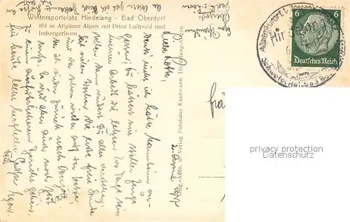 Hindelang Winterlandschaft Hindelang