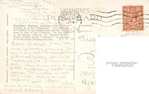 London Trafalgar Square London