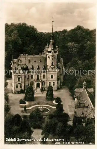 Schwarzachtal Schloss Schwarzenbruck Fliegeraufnahme Schwarzachtal