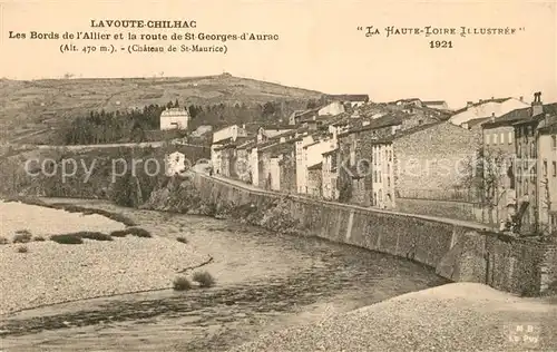 Lavoute Chilhac Bords de l Allier route de Saint Georges d Aurac Lavoute Chilhac