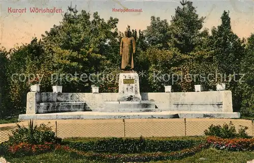 Woerishofen Kneippdenkmal Woerishofen