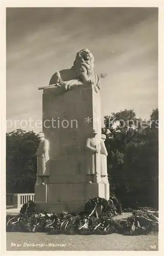 Weimar_Thueringen Denkmal Weimar Thueringen