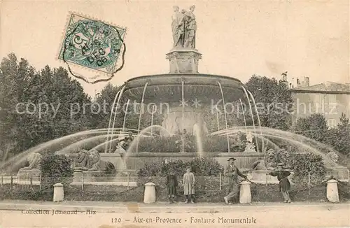 Aix en Provence Fontaine Monumentale Aix en Provence