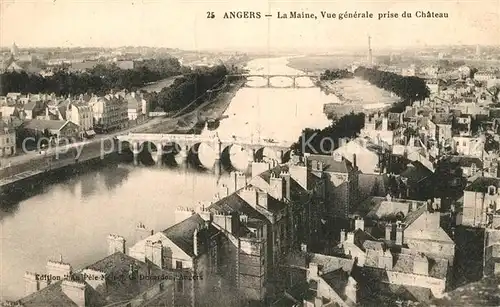 Angers La Maine Panorama  Angers