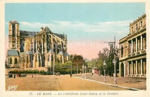 Le_Mans_Sarthe Cathedrale Saint Julien Theatre Le_Mans_Sarthe