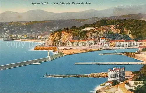 Nice_Alpes_Maritimes Panorama Hafeneinfahrt Nice_Alpes_Maritimes