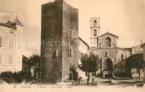 Grasse_Alpes_Maritimes Eglise Tour Grasse_Alpes_Maritimes