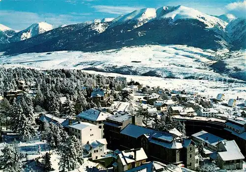 Font Romeu Odeillo Via Panorama Winterlandshaft Font Romeu Odeillo Via